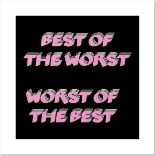 Best Of the Worst Worst Of The Best Sticker pack Posters and Art